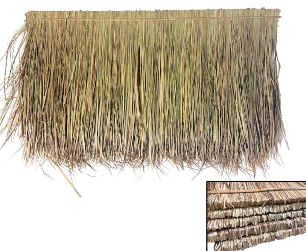 Palmdach Paneele 5er-Set mit 150x90cm aus Naturmaterial gewebt & gebunden