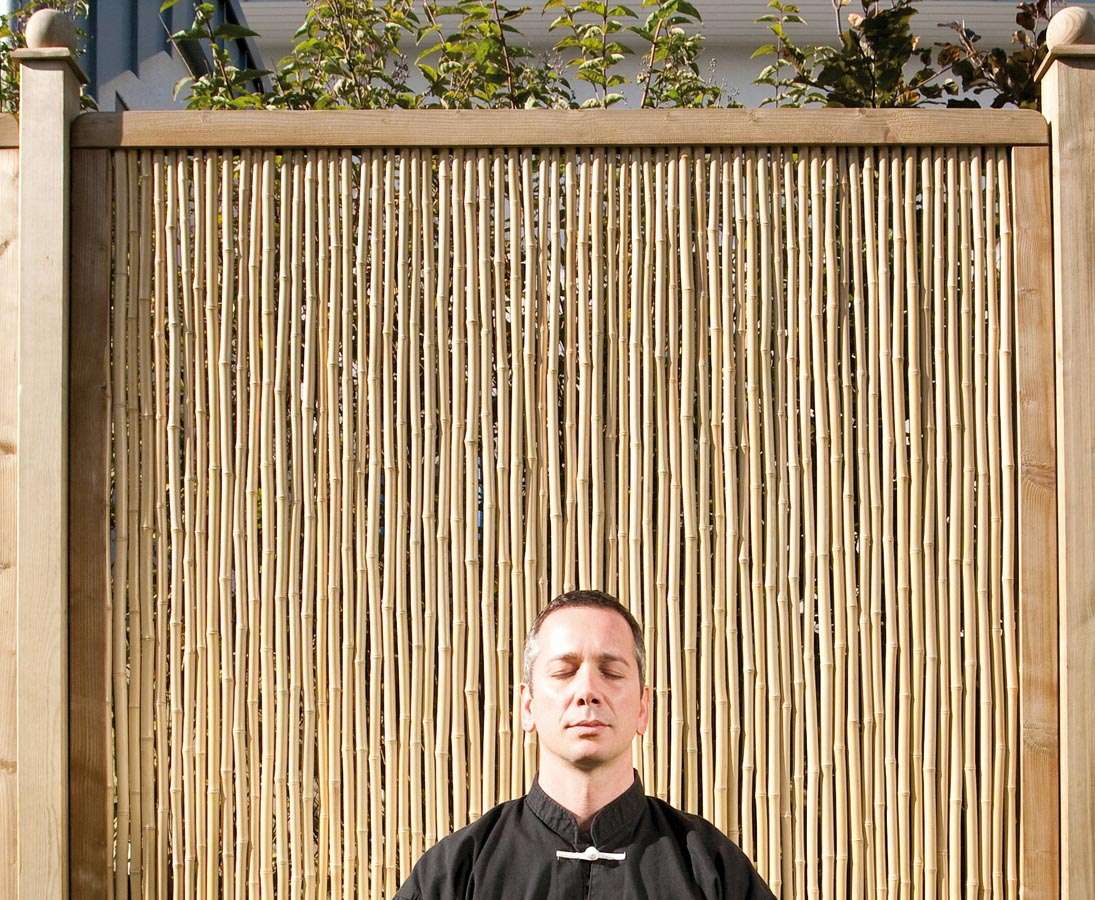 Bambuszaun Phuket Bambu 179x179 Cm – Sichtschutz Mit Bambusrohren Im Holzrahmen, Gartenzaun Terrassenschutz