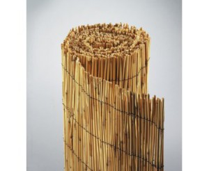 Sichtschutzmatte aus Bambus