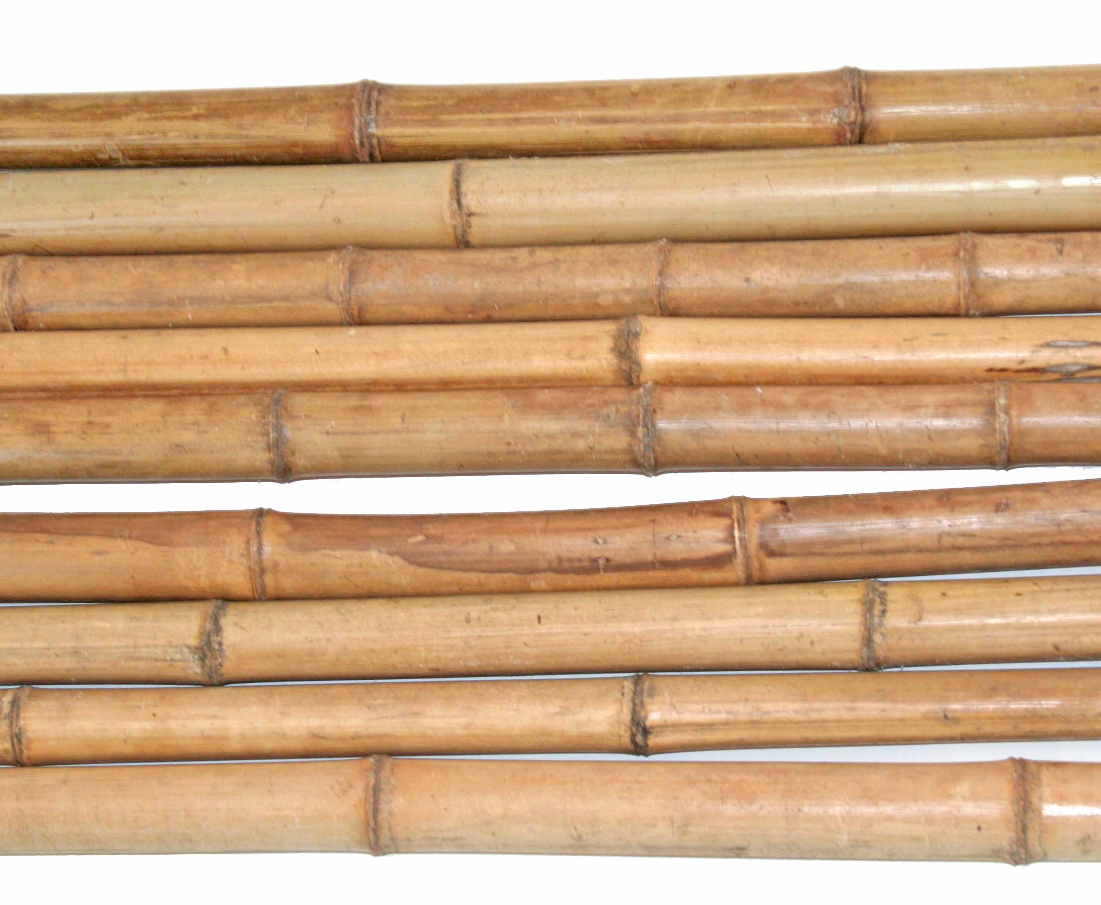 Bambuslatten carbonized caramel 2,0m 4cm Wandverkleidung Zaun Sichtschutz Bambus 