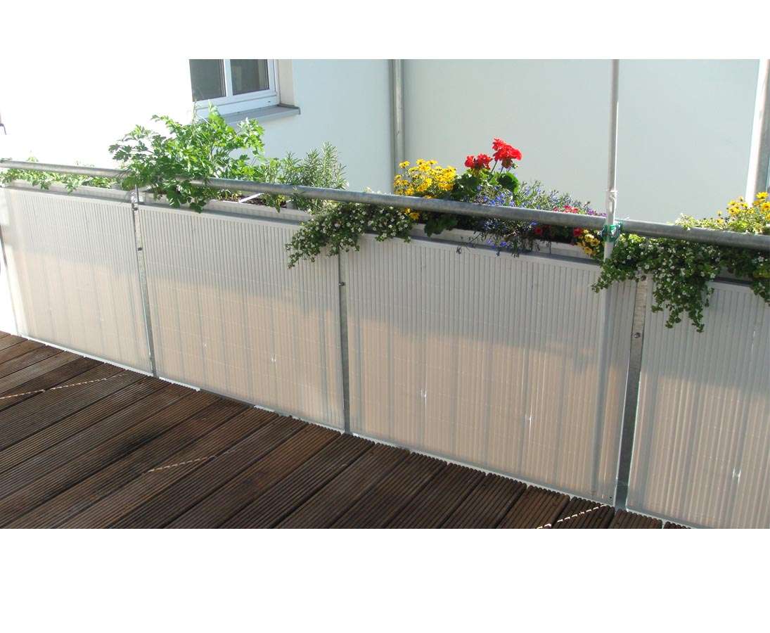 Balkon Sichtschutz 100x1400 Cm – Wetterfest, Blickdicht & UV-beständig In Beige
