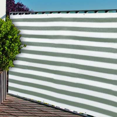 GLOBREEN Balkon-Sichtschutz – 91 Cm X 40 Cm, HDPE, UV-beständig, Mit Ösen