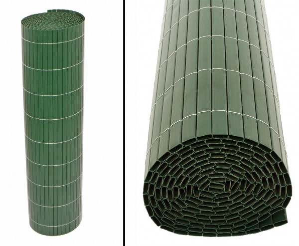 Balkonsichtschutz PVC Matte "Sylt" 90 x 300cm grün