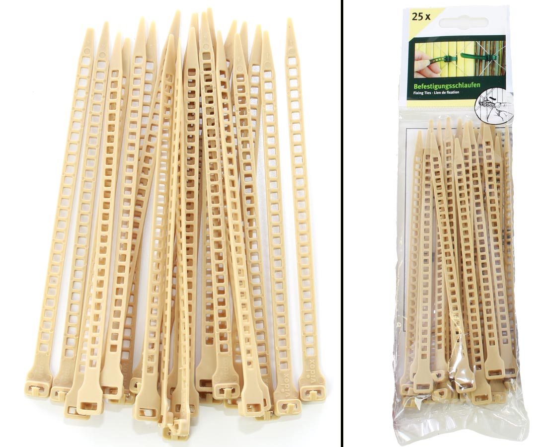 Set 100 Stück im Pack bambus-discount.com Bindedraht verzinkt für Sichtschutz Befestigung Länge 18cm