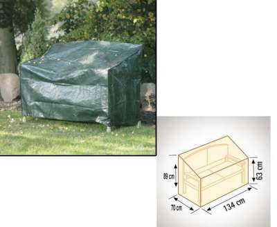 Videx Schutzhülle Für Gartenbank – Lilien-Design, 190 Cm Breit, Wetterfest & Reißfest