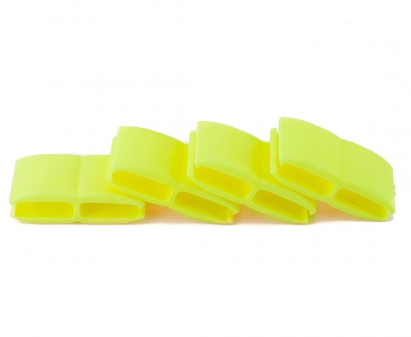 Mattenverbinder für Kunststoff Sichtschutz von Videx, pastellgrün farbig, mit 4 Stück pro Beutel