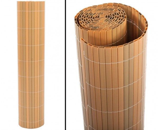 "Sylt" 200 x 300cm bambus farbig Blickschutz Kunststoffmatte für Garten 