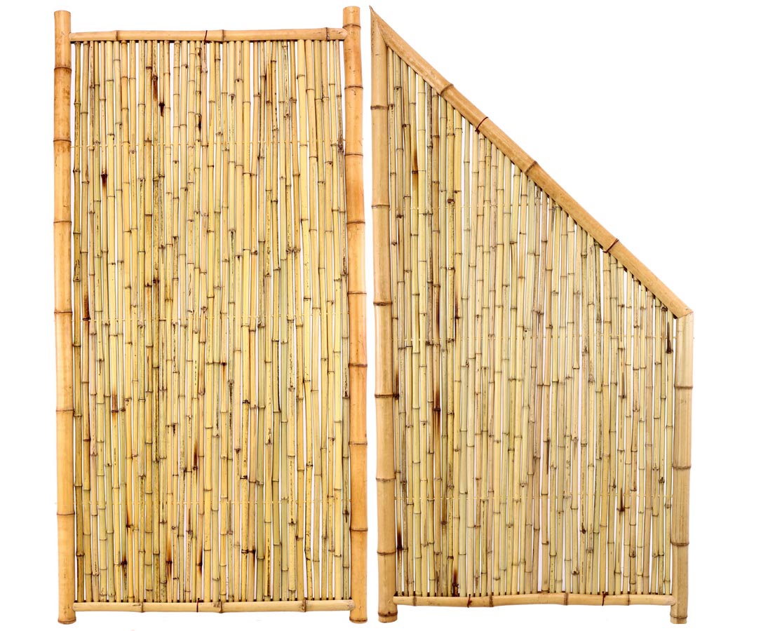 Bambus Abschlusselement Ten New Line5 180/90 x 90cm Sichtschutzwand Sichtschutzelement Sichtschutz Gartenzaun Zaunelement Sichtschutzwände Gartenzäune 