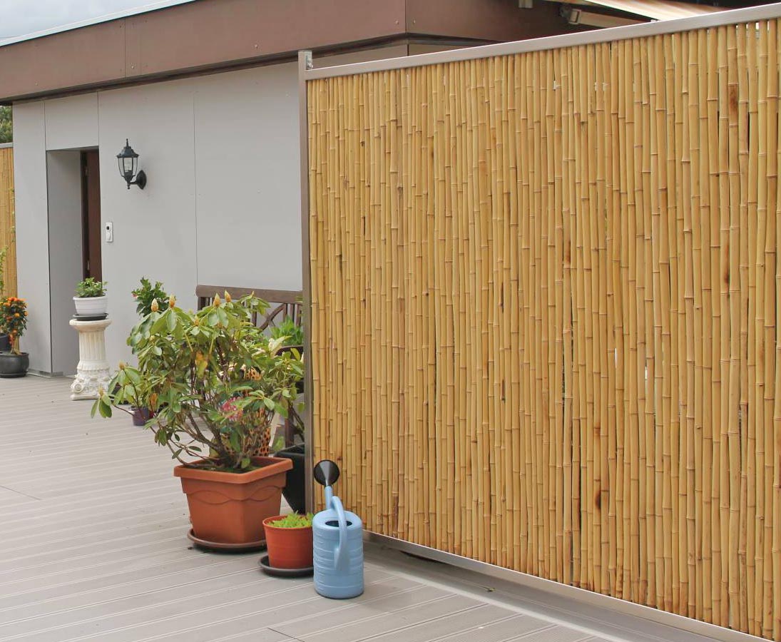 vidaXL Bambusmatte Bambus 150x400cm Sichtschutzzaun Sichtschutz Gartenzaun 