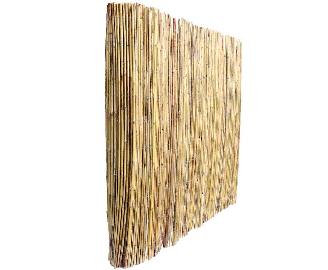 Bambus-Sichtschutzmatte 150x300 Cm – Natur-Bambusrohre Für Balkon & Garten